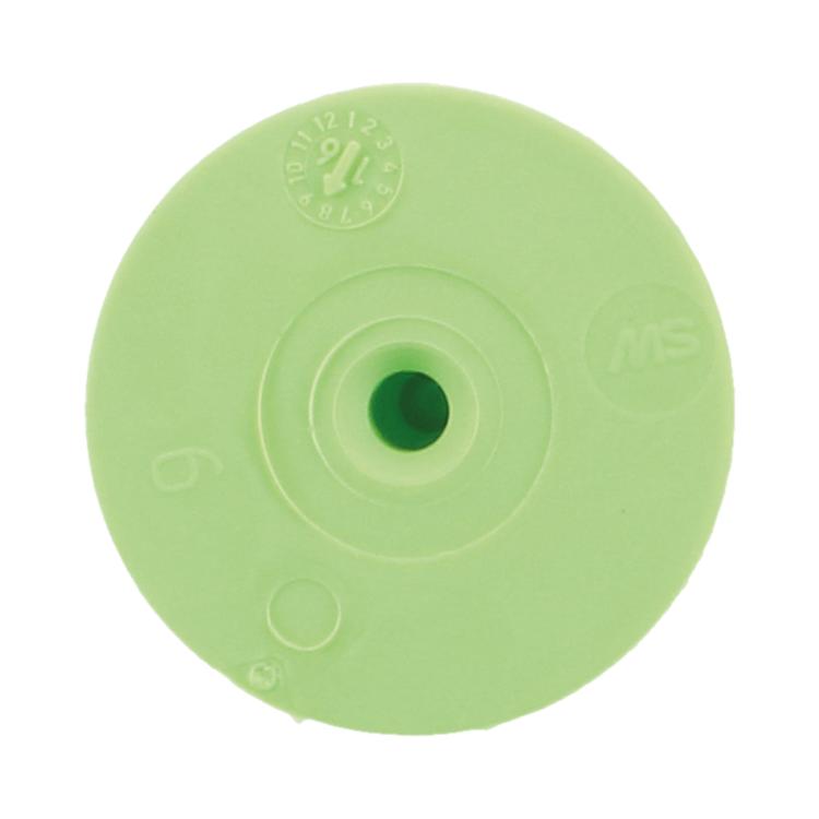 MS 圓形耳標 STM 公頭(綠) 通用(100個)