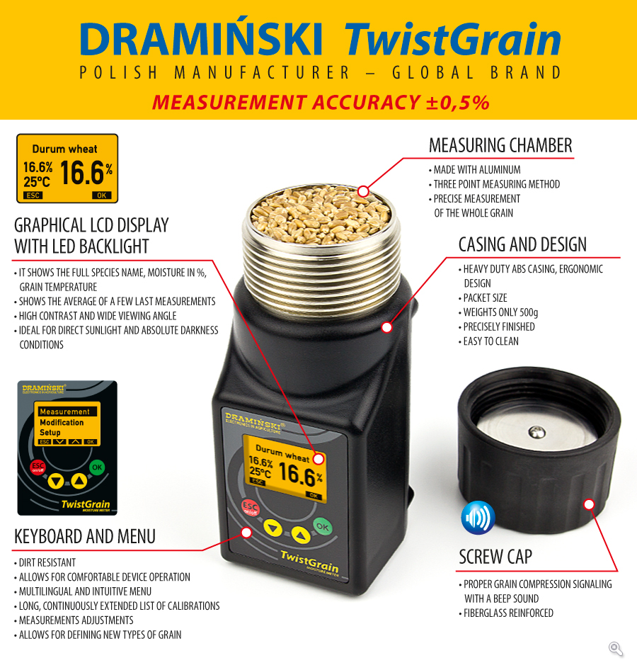 Draminski TG穀物水分計