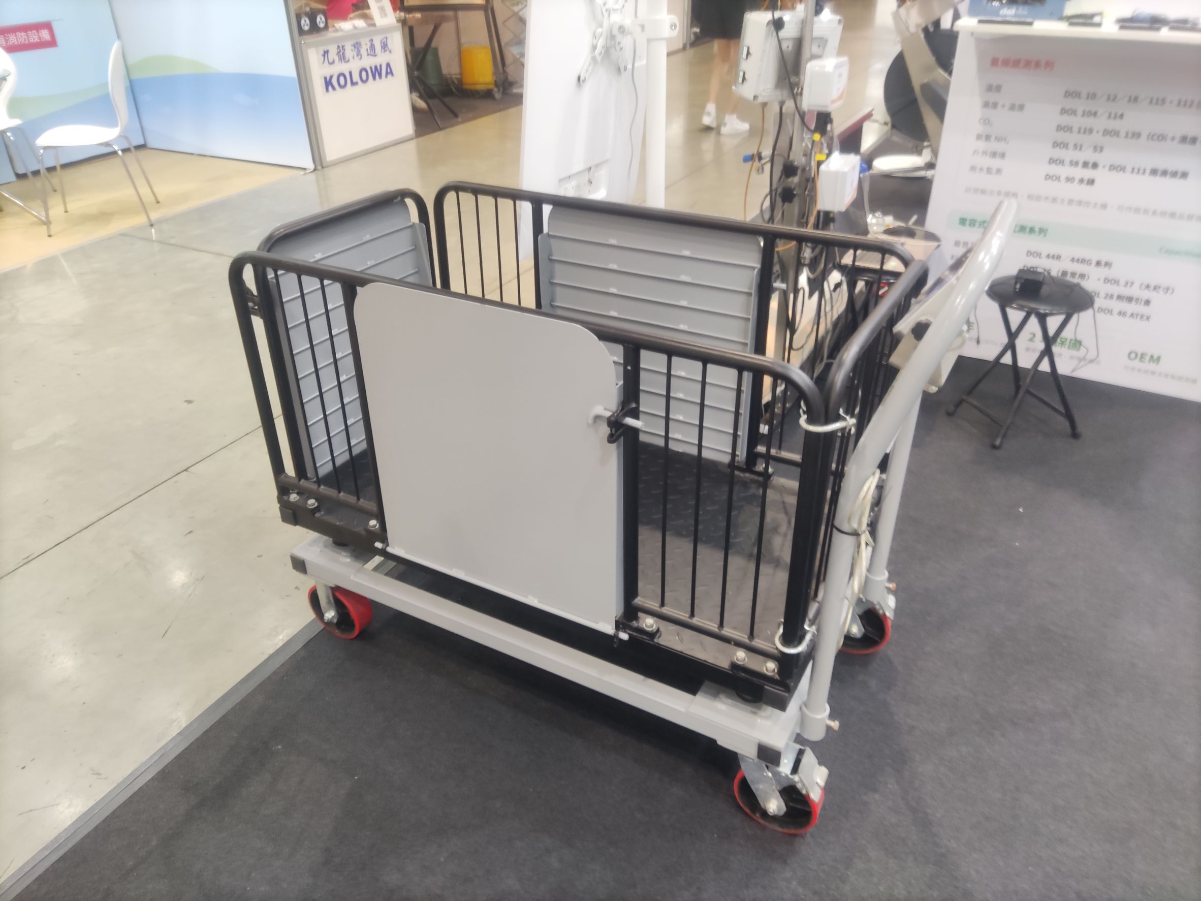 仔豬推車秤 | 可搭配耳標一掃一秤 | 承重500KG